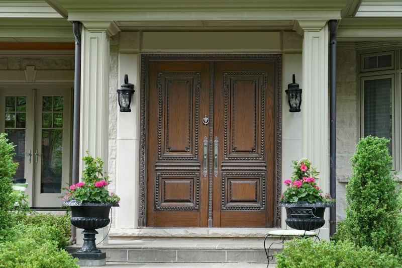 Custom Wood Door Installation