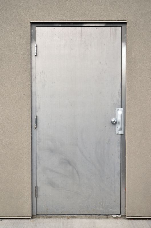 Modern Metal Door Setup